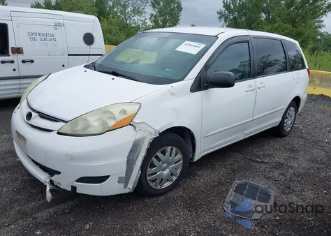 2006 Toyota Sienna Ce из США, поврежденный, VIN 5TDZA23C56S433079